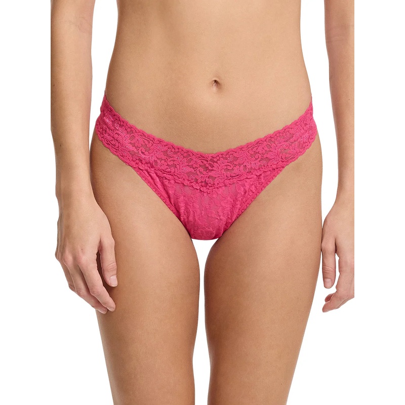 Original Rise Signature Lace Thong In Un-Beet-Able – Hanky Panky