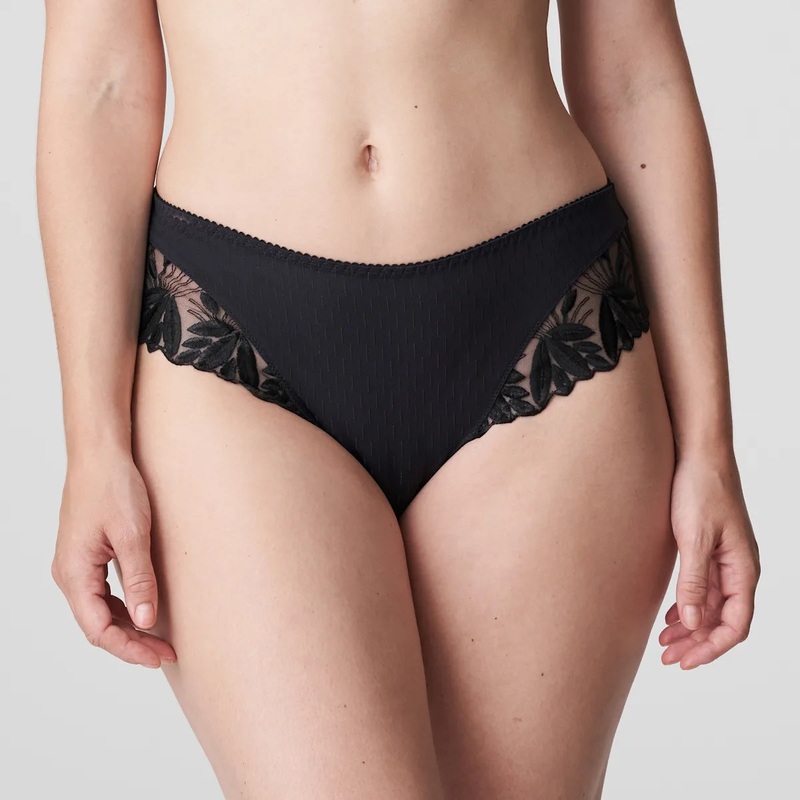Orlando Luxury Thong In Charcoal – Prima Donna