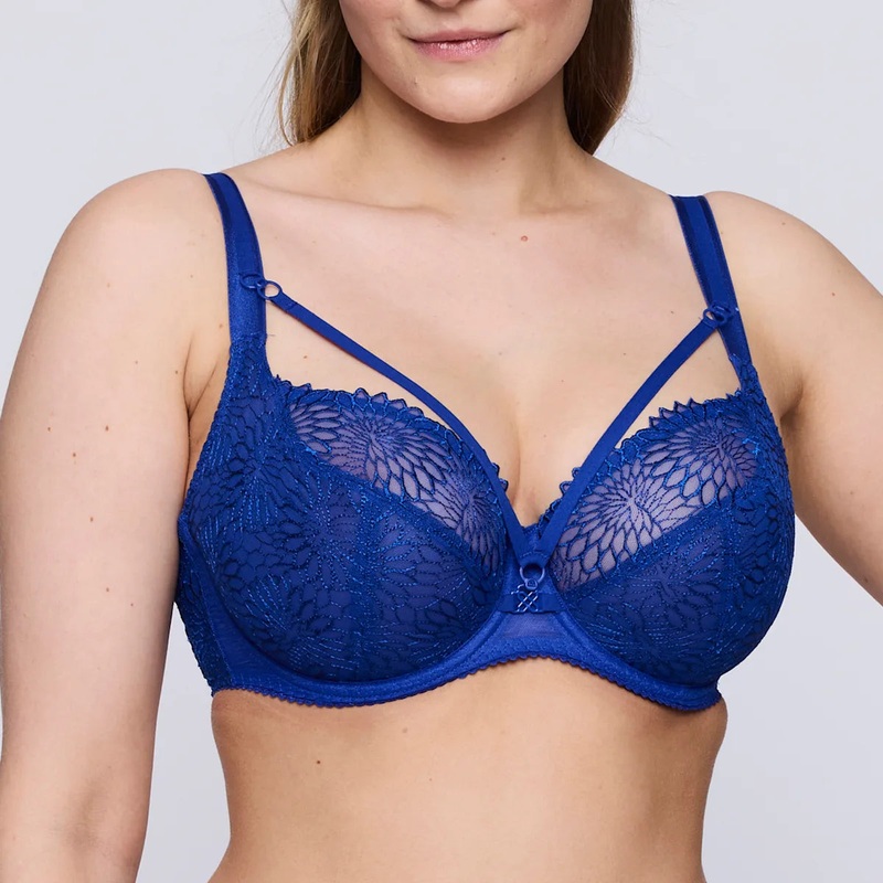 Sophora Balcony Bra In Blue Print – Prima Donna