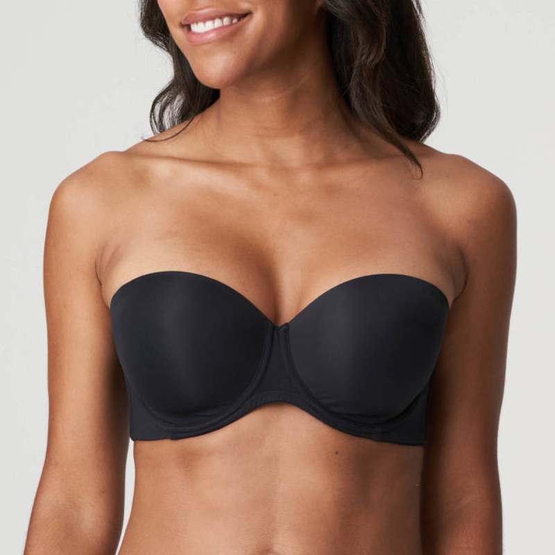 Figuras Padded Bra Strapless In Charcoal – PrimaDonna