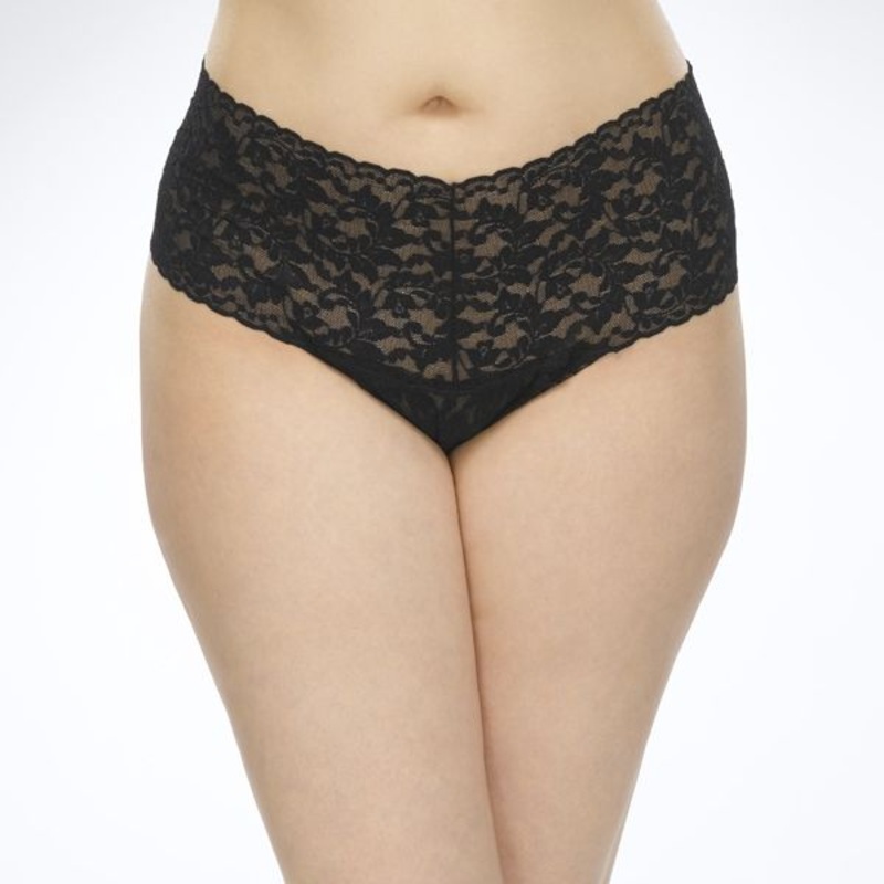 Plus Size Retro Signature Lace Thong – Hanky Panky