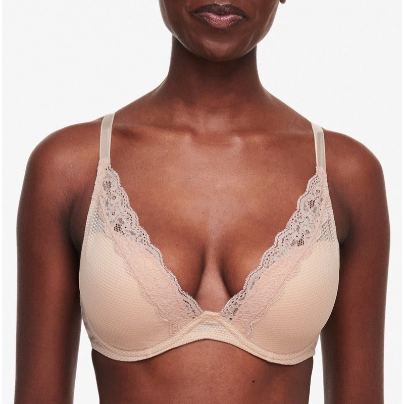Brooklyn Plunge T-Shirt Bra In Dune- Passionata
