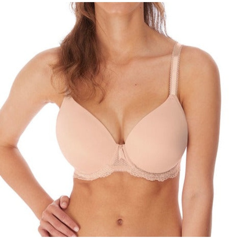Expression Demi Plunge Moulded Bra In Beige – Freya