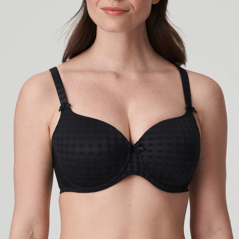 Madison Padded Heart Shape Bra In Black – Prima Donna