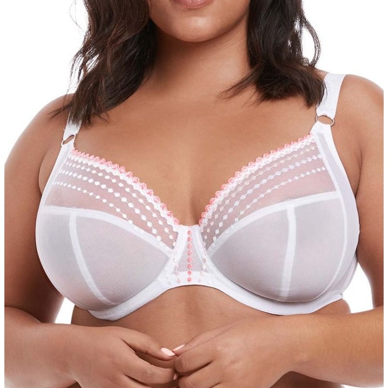 Matilda Plunge Lace Cup In White – Elomi