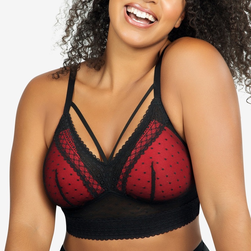 Mia Dot Wire Free Bralette – Parfait