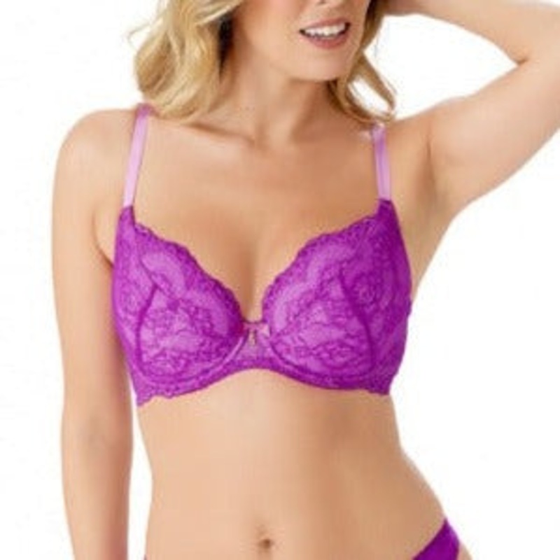 Superboost Lace Padded Plunge Bra In Orchid – Gossard