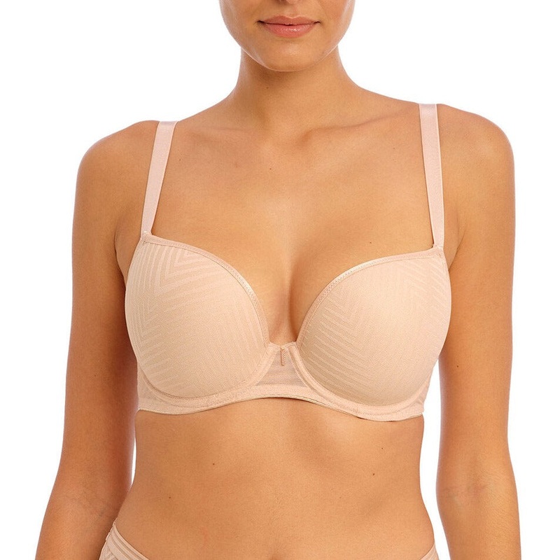 Tailored UW Moulded Plunge Bra In Natural Beige – Freya