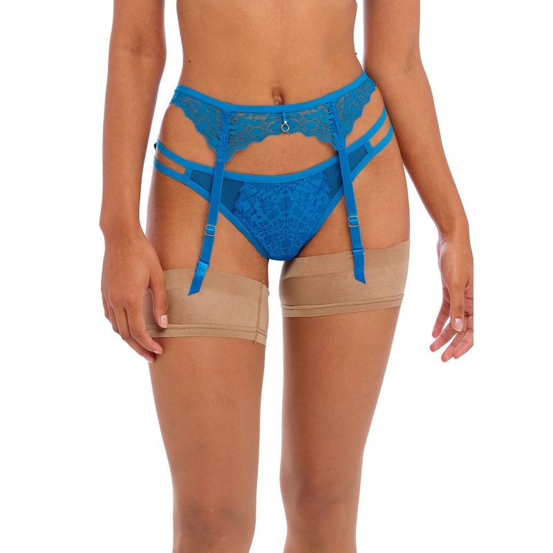 Temptress Suspender In Med Blue – Freya