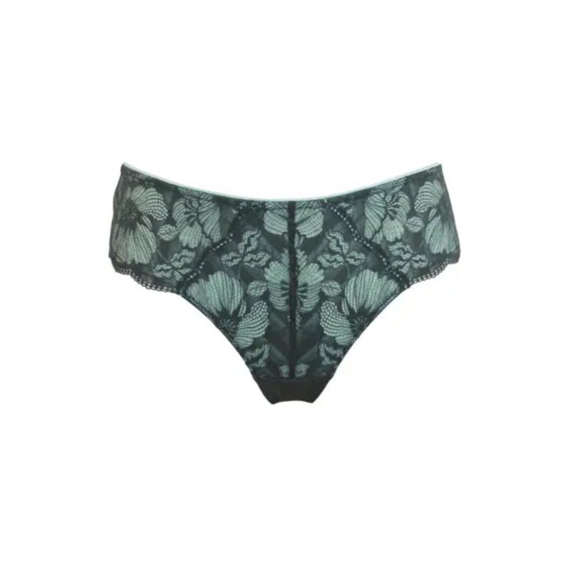 Atelier Lace Brazilian In Slate & Mint – Pour Moi