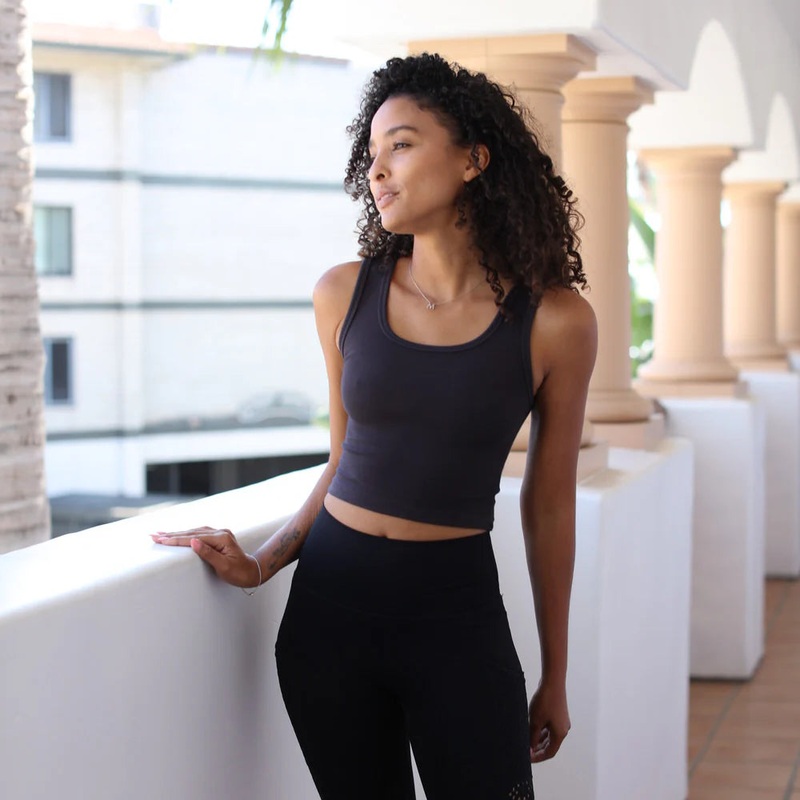 The After Bra Tank Top In Black – Bra:30