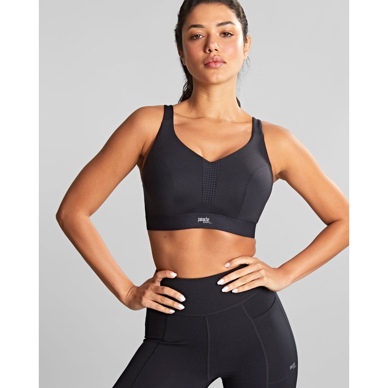 Ultra Perform Non Padded Wired Sports Bra In Black – Panache