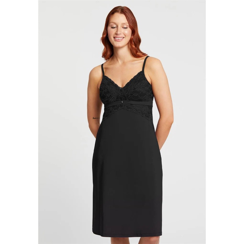 Bust Support Gown In Black – Montelle