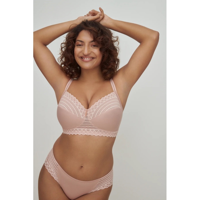 East End Full Cup Bra Wireless In Powder Rose – Prima Donna Twist