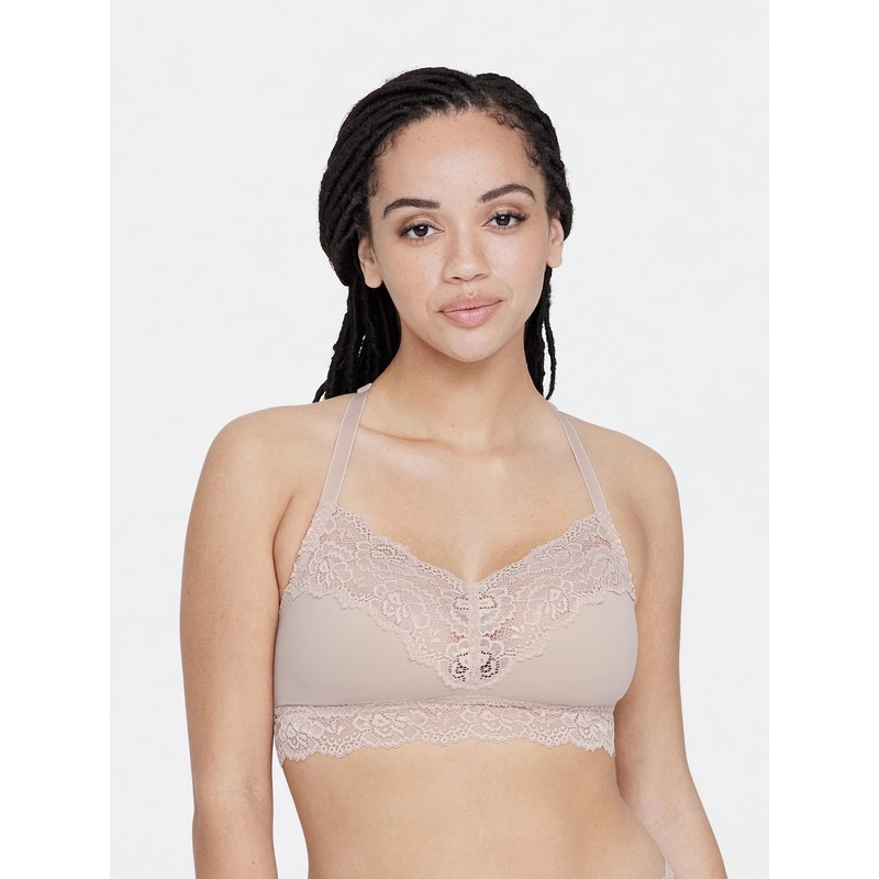 Goddess T-Back Busty Bralette In Cashmere – Skarlett Blue
