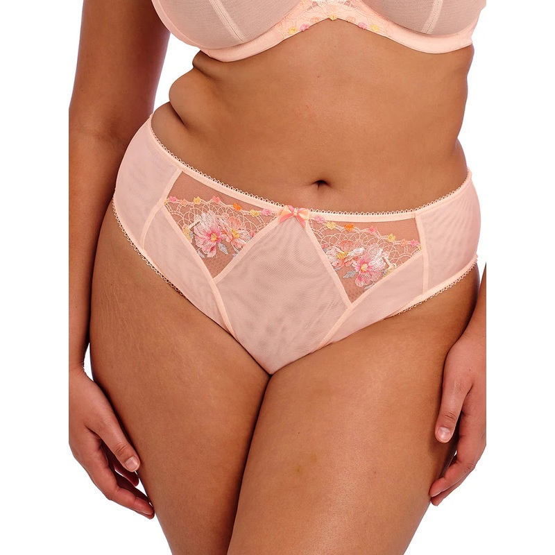 Himari High Leg Brief In Peach Whisper – Elomi