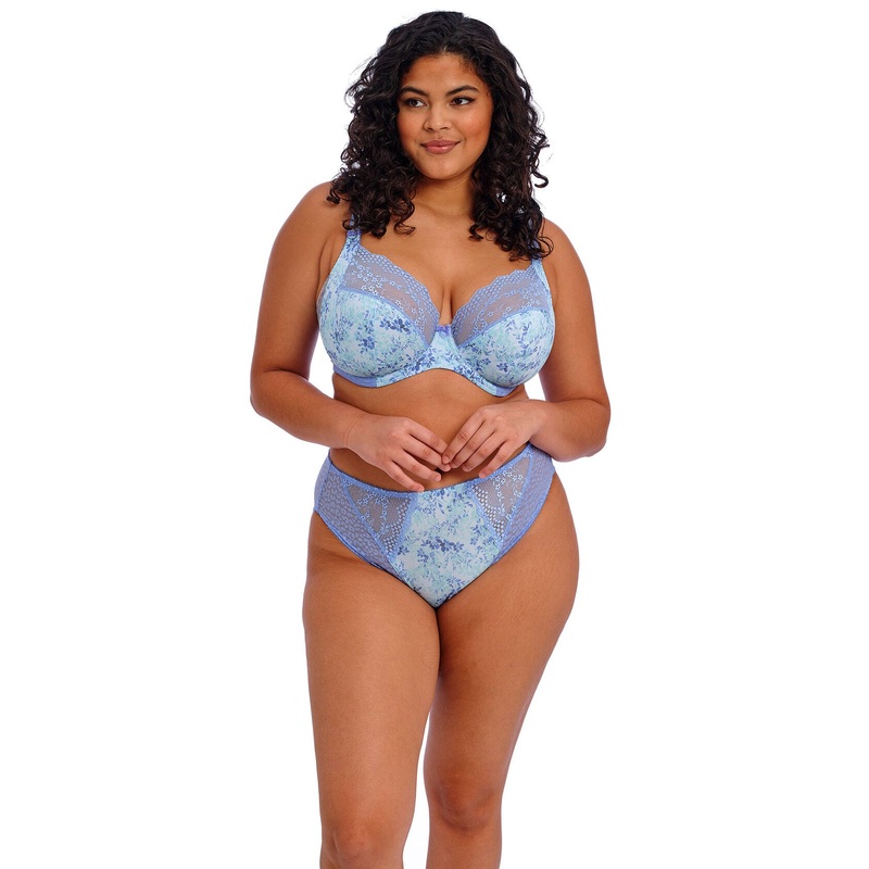 Lucie High Leg Brief In Cornflower – Elomi