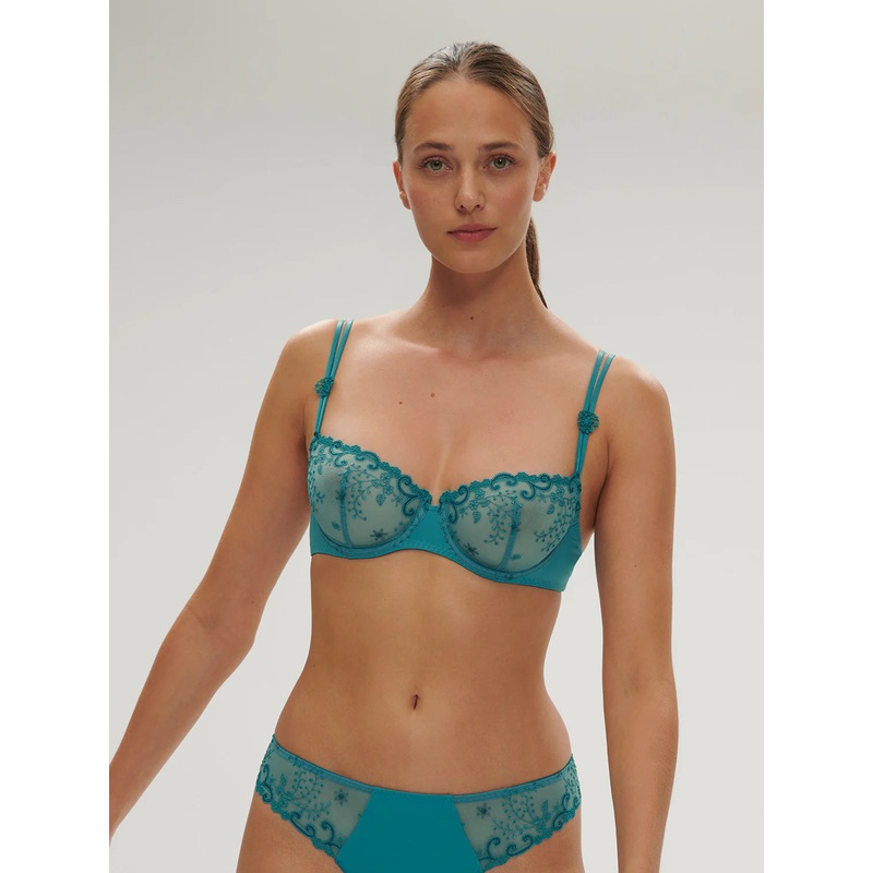Delice Half Cup Bra In Bllue Atoll – Simone Perele