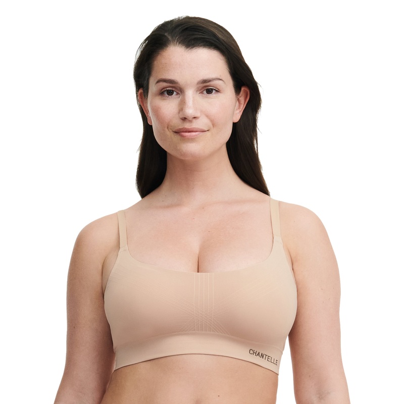 Smooth Comfort Wirefree Support T-Shirt Bra In Clay Nude – Chantelle