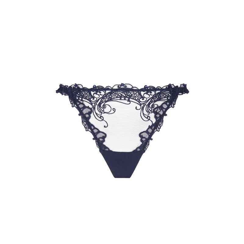 Soir De Venise Sexy Thong In Bleu Venise – Lise Charmel