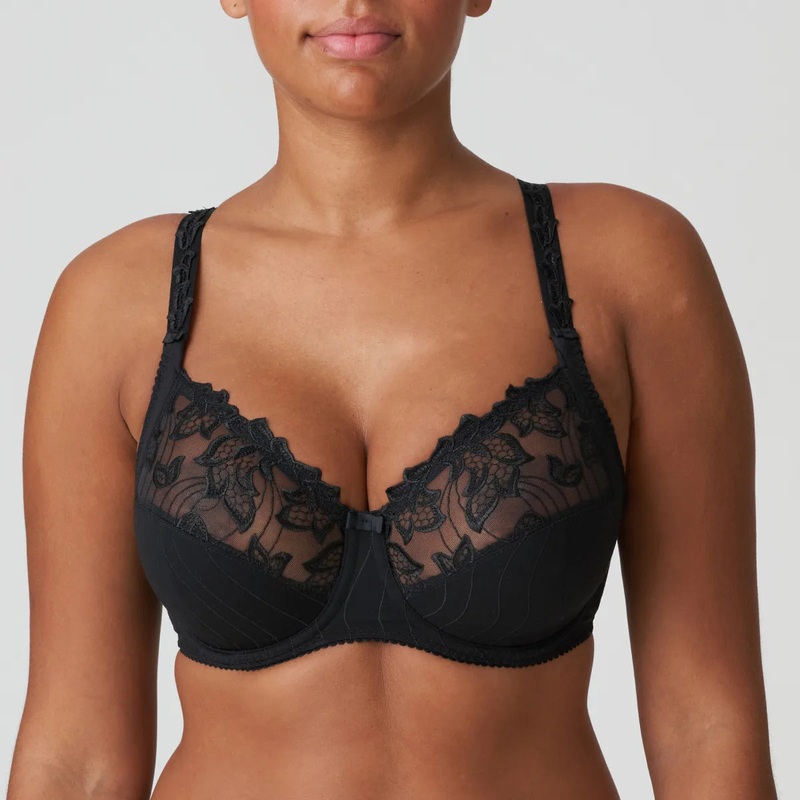 Deauville Full Cup Underwire Bra In Black – Prima Donna