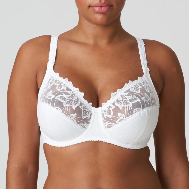 Deauville Full Cup Underwire Bra In White – Prima Donna