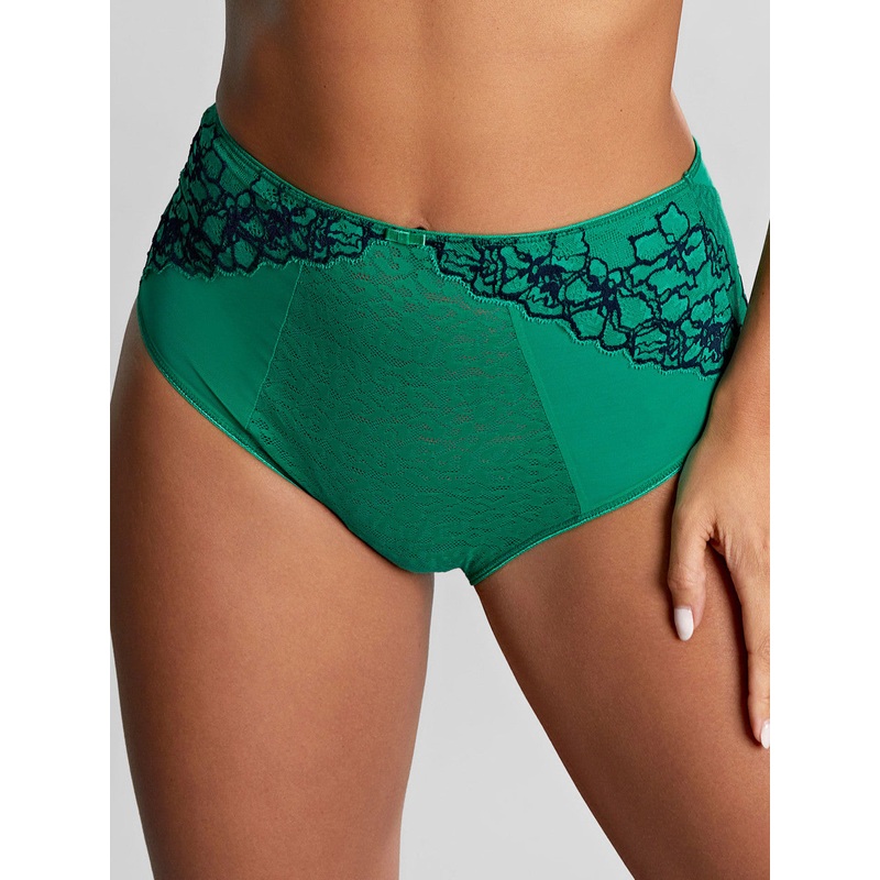 Envy Deep Brief In Emerald Leopard – Panache