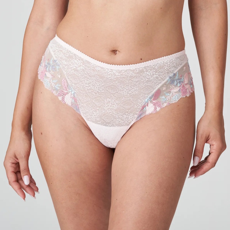 Mohala Luxury Thong In Pastel Pink – Prima Donna