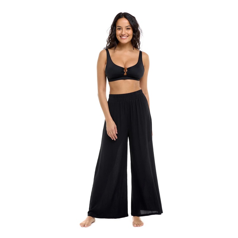 Patricia Palazzo Pants In Black – Skye