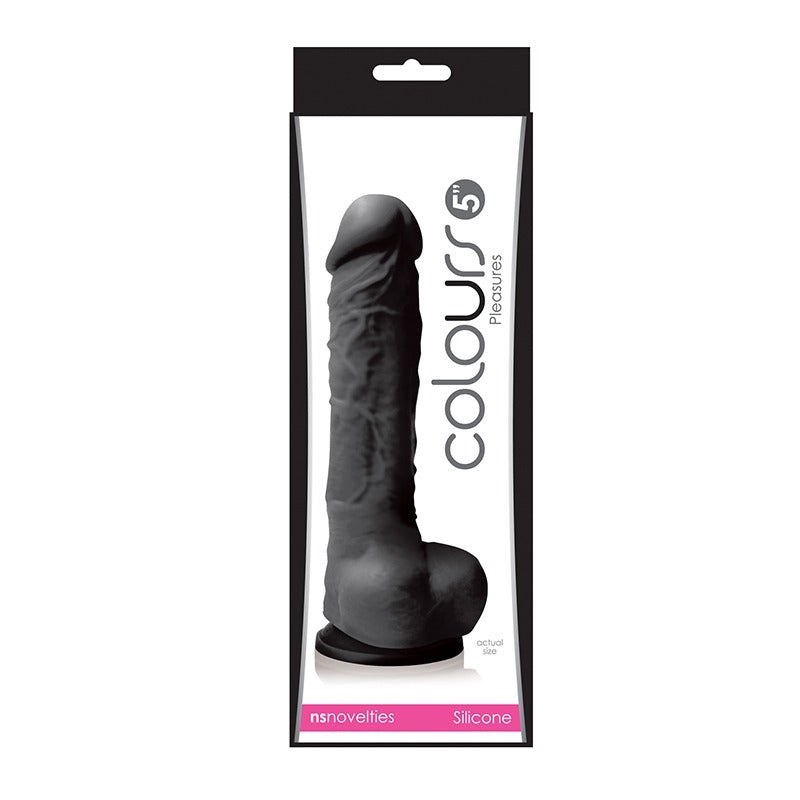 Pleasures 5″ Dildo In Black – Colours