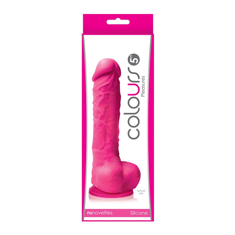 Pleasures 5″ Dildo In Pink – Colours
