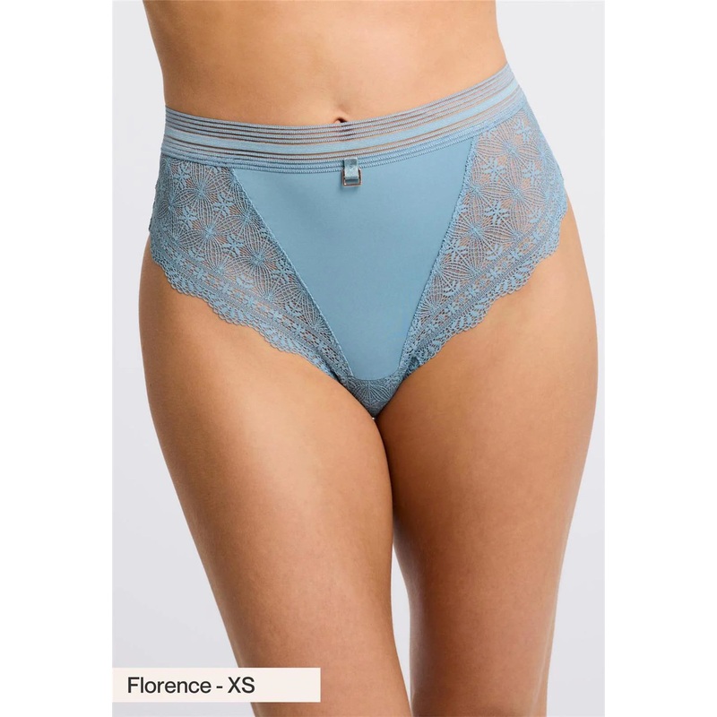 Salt Spring High Waist Brief In Sea Salt – Montelle