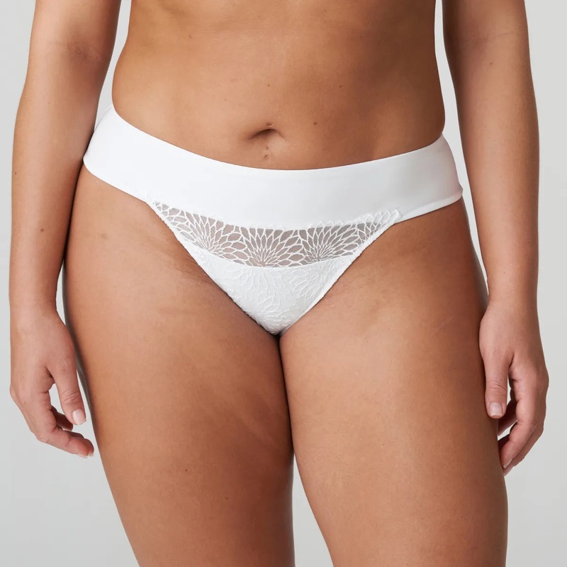 Sophora Thong In White – Prima Donna
