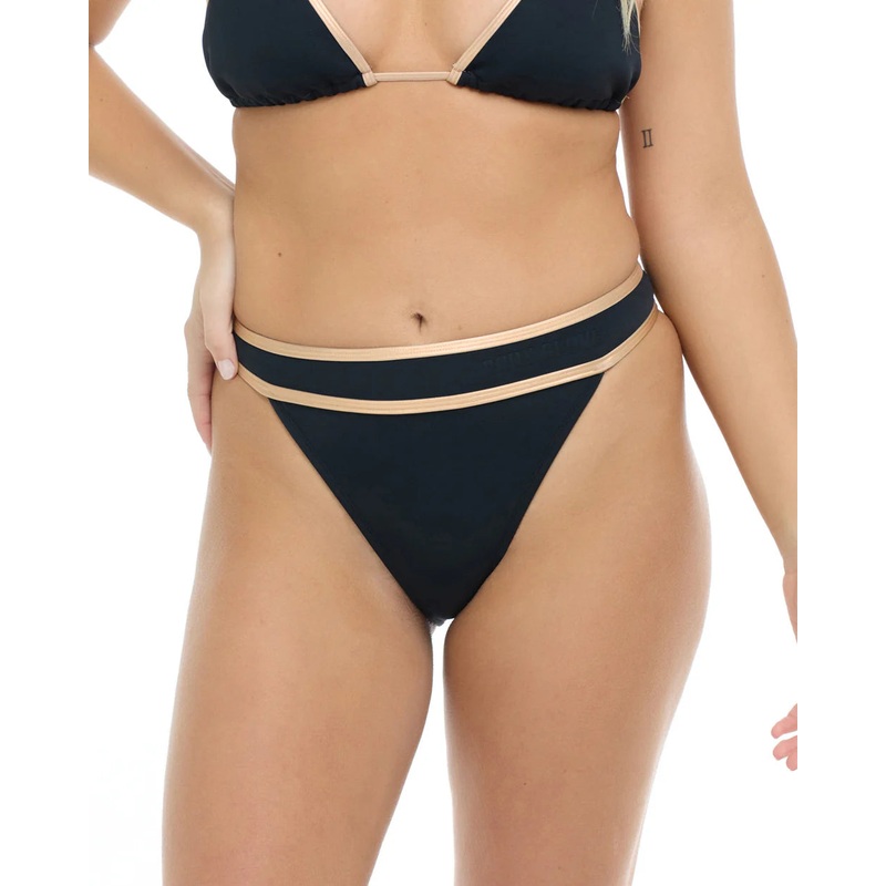 Undersea Unbelievable High Hip In Black Gold – Body Glove