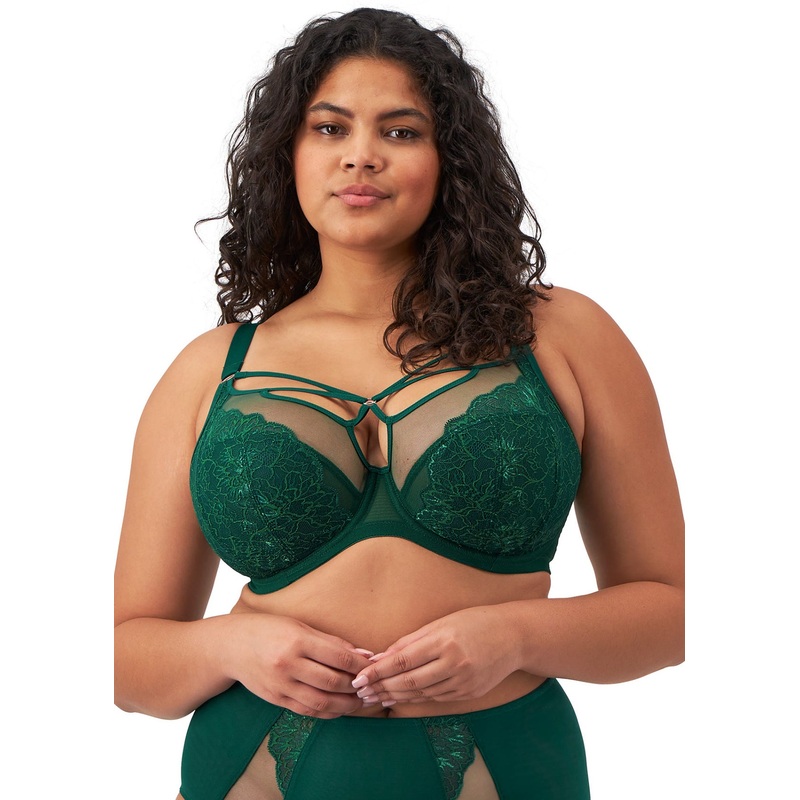 Brianna Underwired Plunge Bra In Rainforest – Elomi