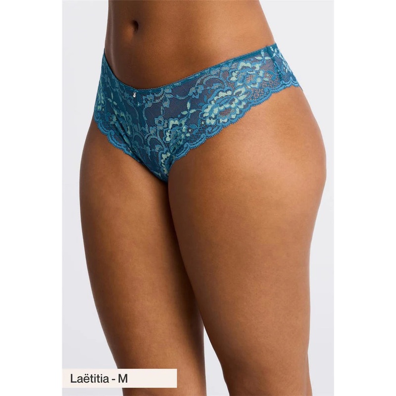 Signature Lace Brazilian In Surf & Mint – Montelle