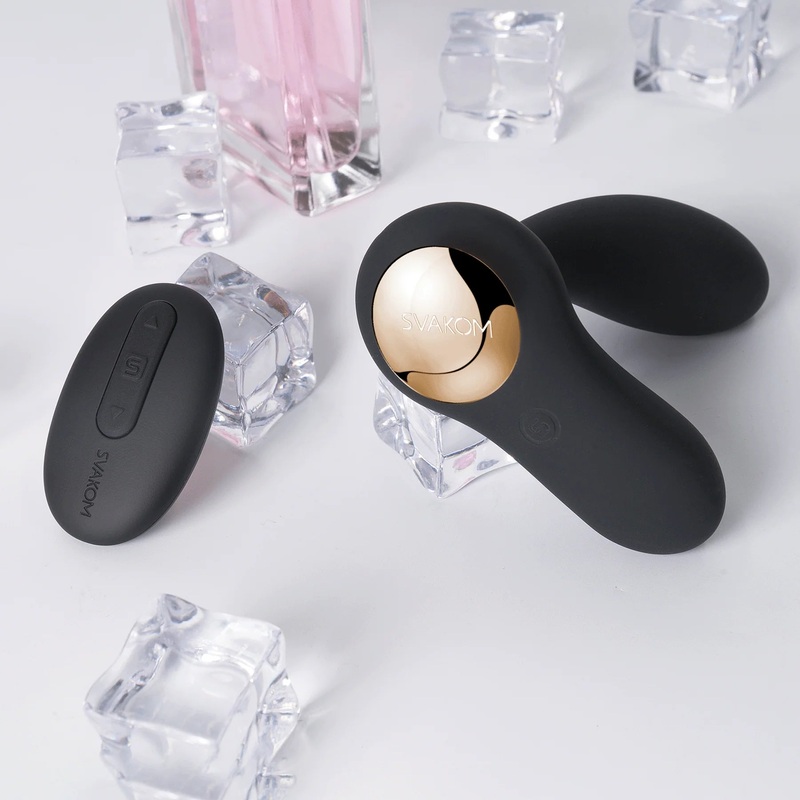 Vick Neo Interactive Massager In Black – Svakom