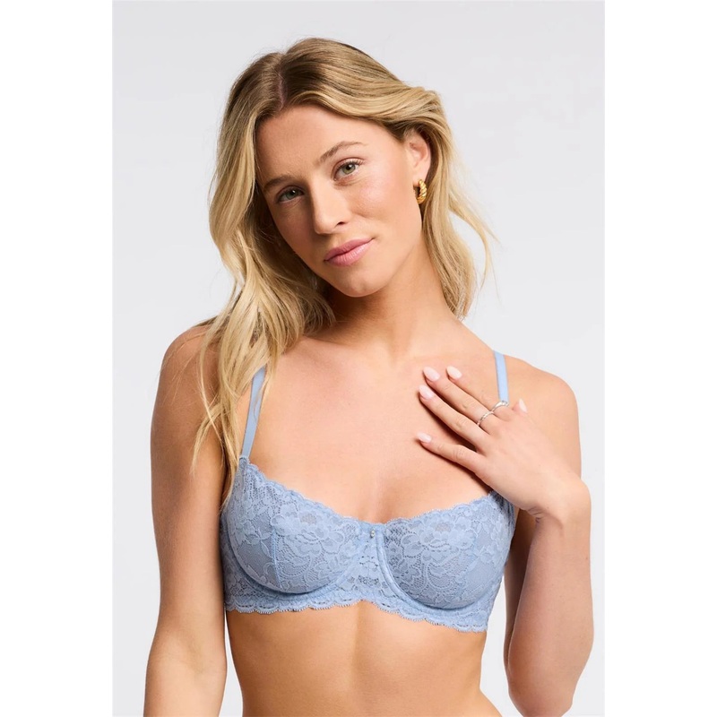 Flirt Demi Lace Bra In Beach House – Montelle