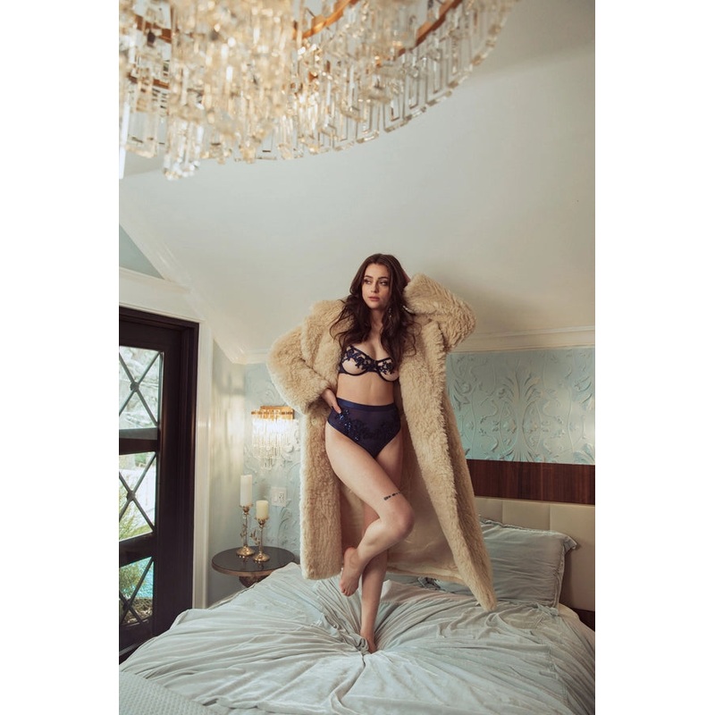 High Waist Thong In Midnight Blue – Kilo Brava