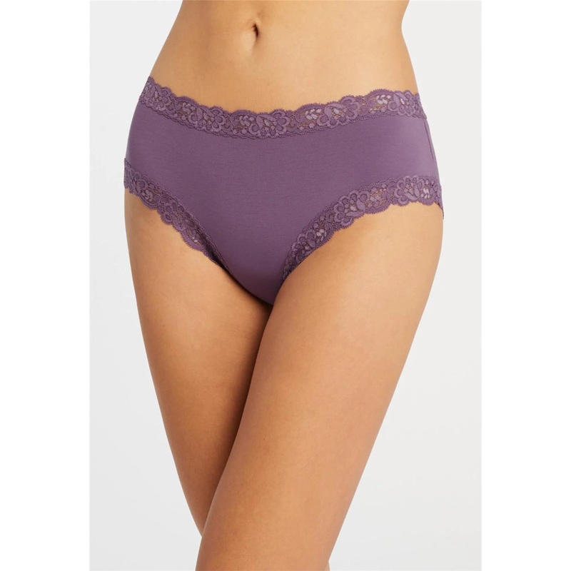 Iconic High Waist Boyshort In Iris – Fleurt