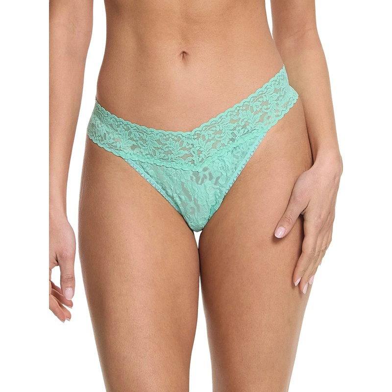 Original Rise Signature Lace Thong In Tulum – Hanky Panky