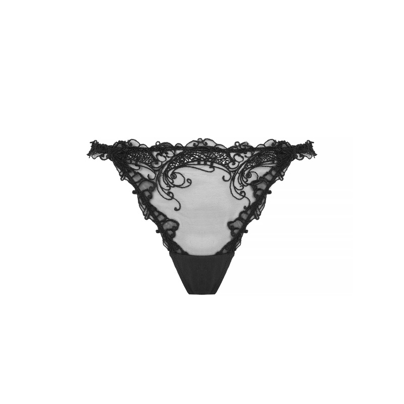 Soir De Venise Sexy Thong In Black – Lise Charmel