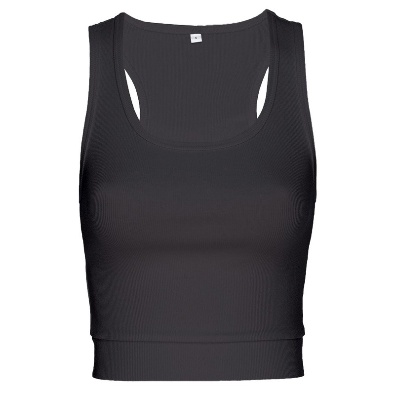 The After Bra Tank Top In Steel – Bra:30