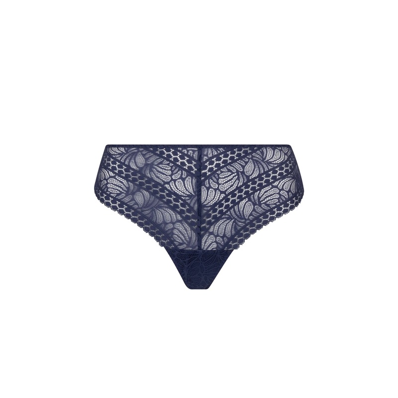 Atelier Seduction Thong In Bleu Purple – Antigel