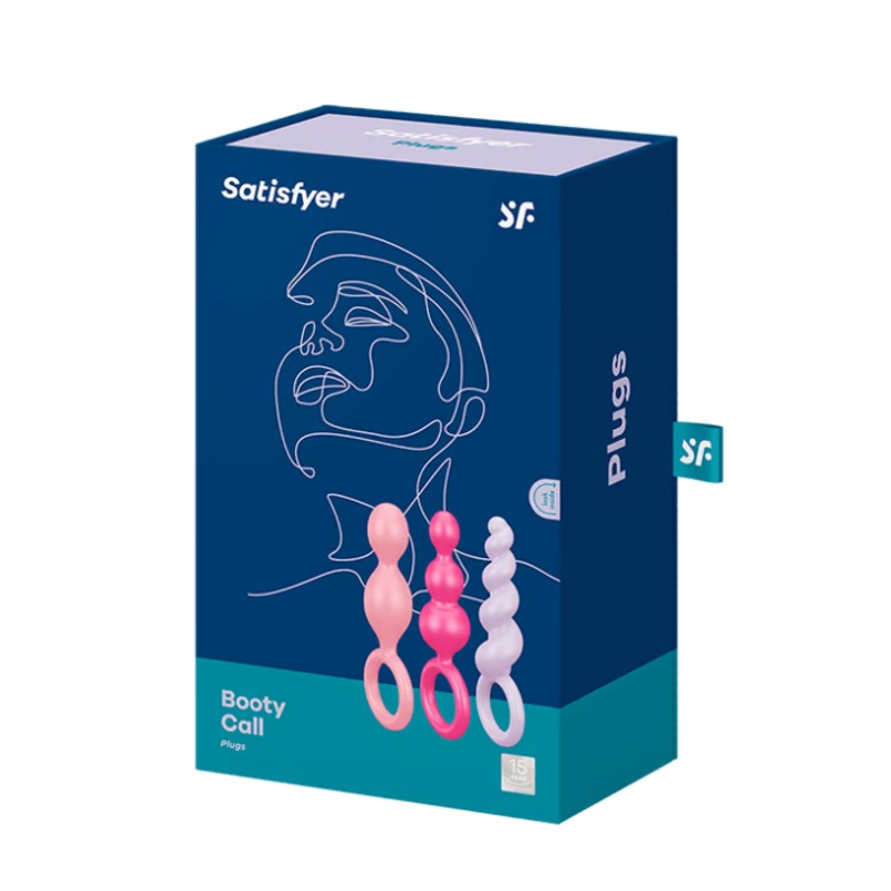 Booty Call Set In Pink, Purple & Red – Satisfyer