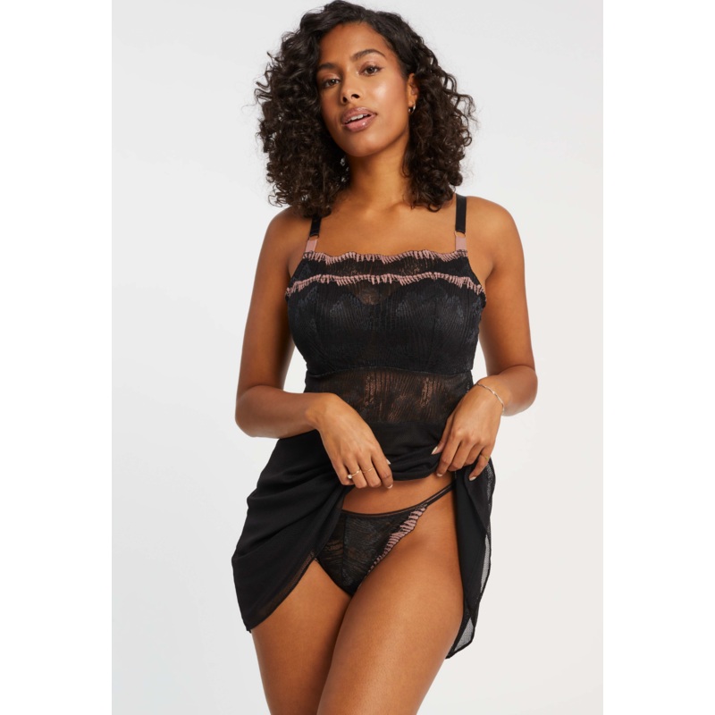 Dolce Vita G-String In Black & Boom- Montelle