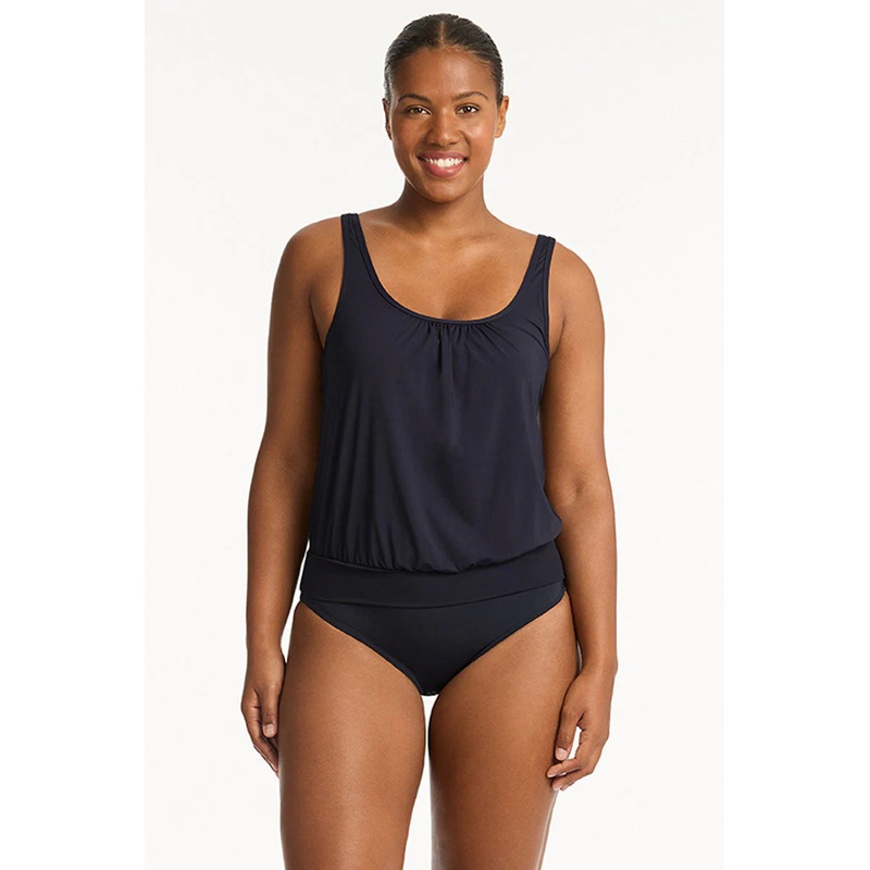 Essential Blouson Tank Top In Night Sky – Sea Level