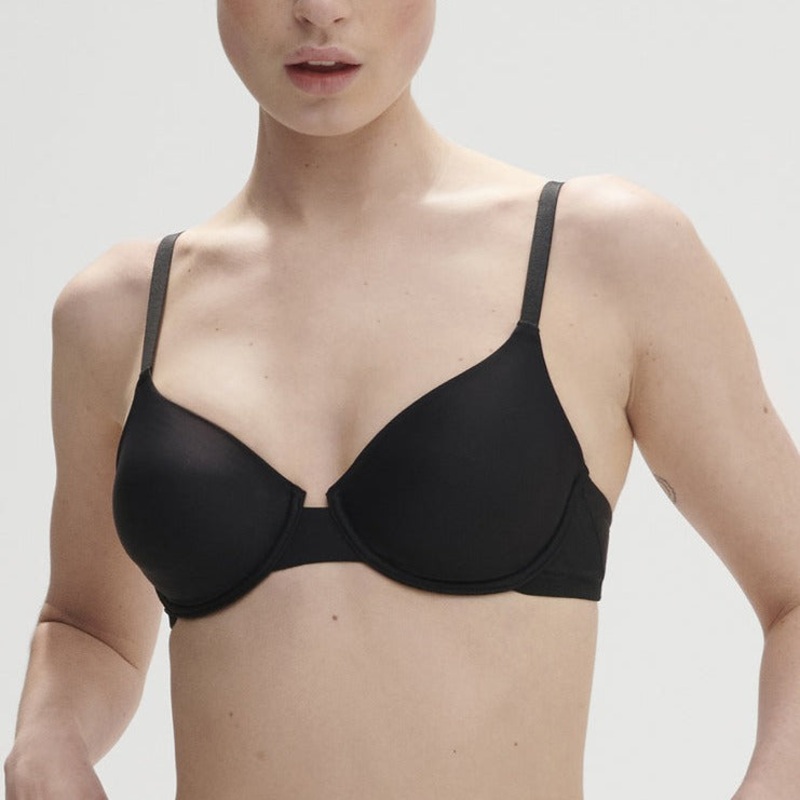 Essentiel Moulded Underwired Multiposition Bra In Black – Simone Perele