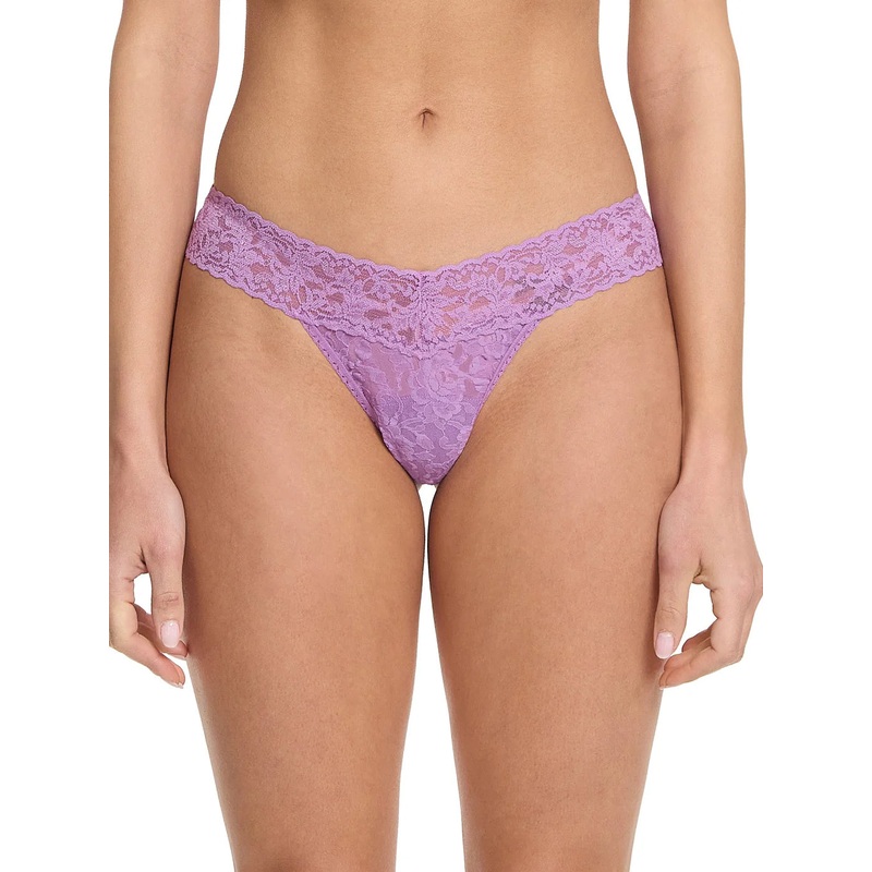 Low Rise Signature Lace Thong In Venus – Hanky Panky