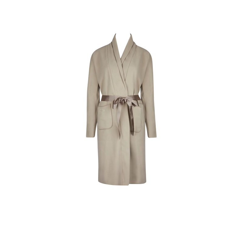 Simply Perfect Dressing Gown In Beige – Antigel